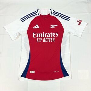 Adidas Mens XL SLIM FIT Arsenal 2024-25 Home Authentic Match Jersey HEAT.RDY